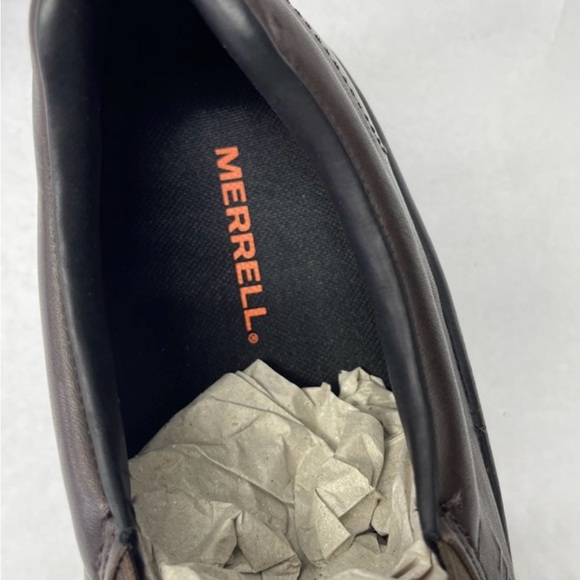 Merrell Moc Leather 2 Slip-On Shoes Espresso Brown Men’s Size 13 New [J53] - Picture 7 of 7